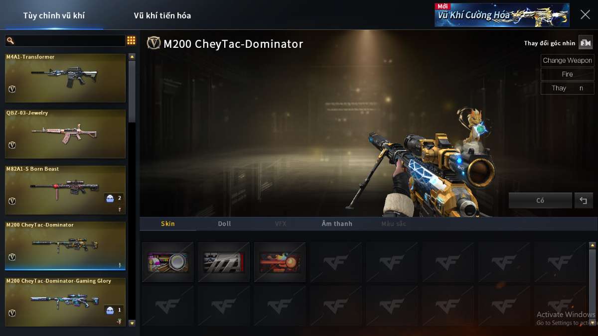 shop acc cf uy tin gia re